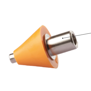 Adapter w. rubber cone Errecom