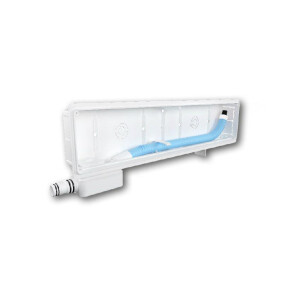 Dry-Safe condensate pan w. horizontal drain 430x160x65mm