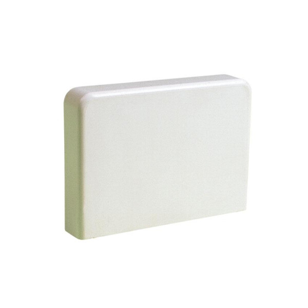 End cap Eco Duct 80x60mm ivory