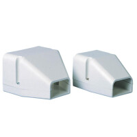 Duct end Speedi Duct 70x65mm ivory