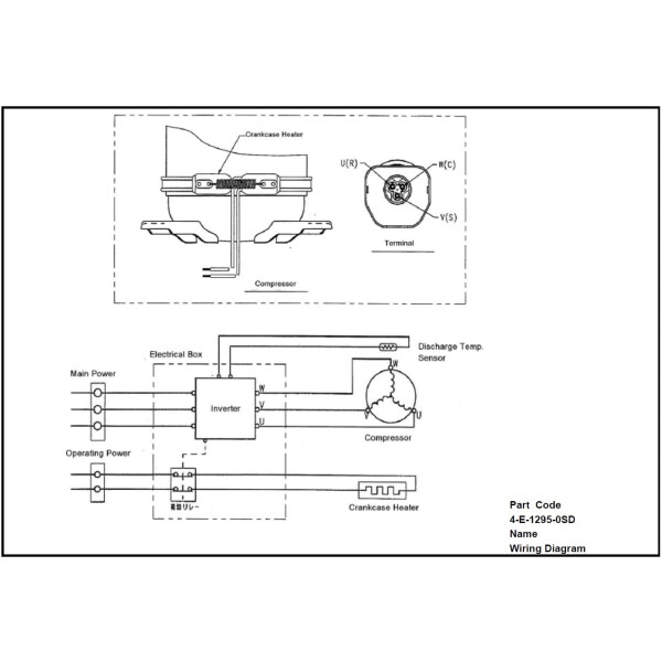 Kompressor C-SDP205H02B Inv. Sanyo Panasonic