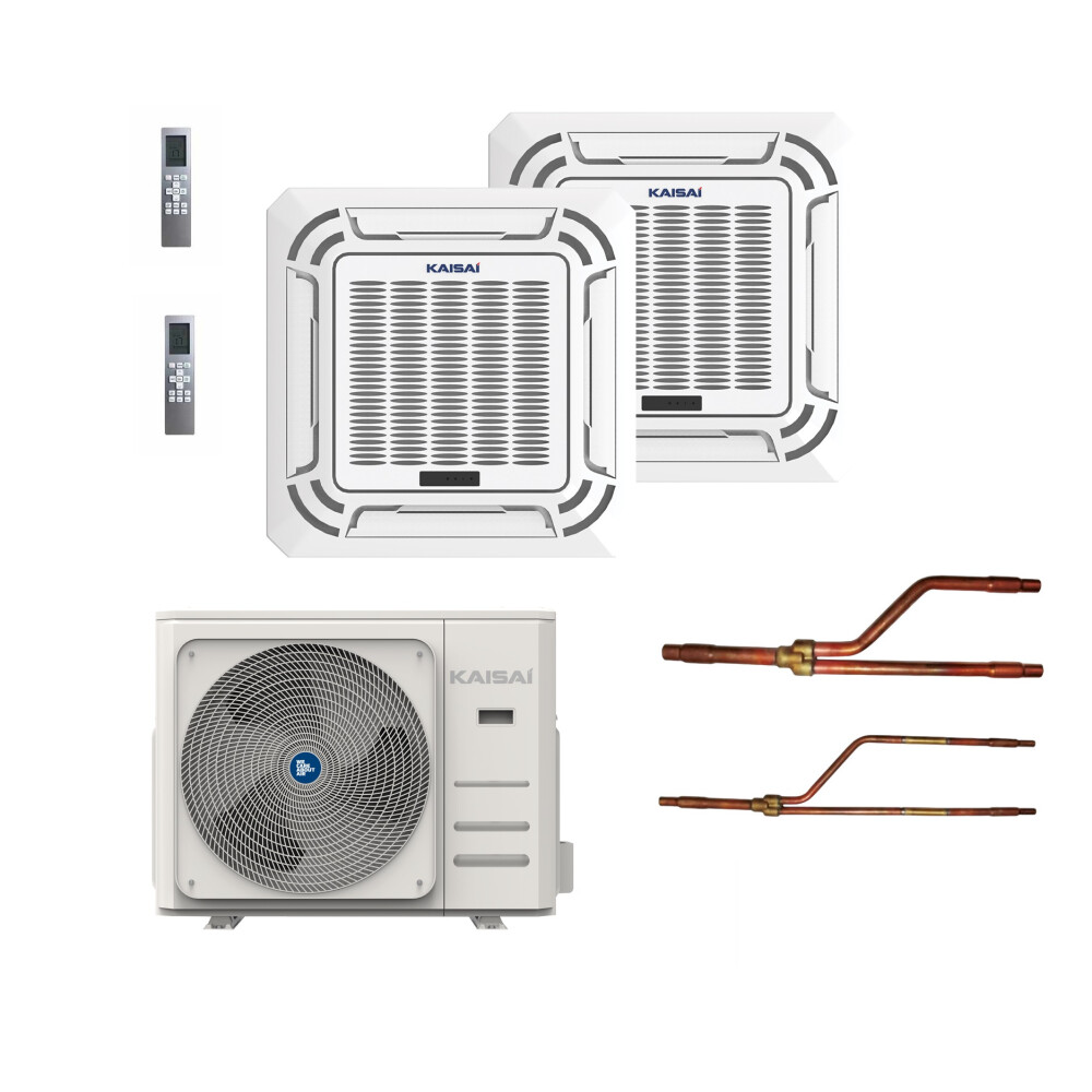 Klimaanlage Kassette 2x5,3kW TWIN 2-KCA4U-18HRG32X Kaisai