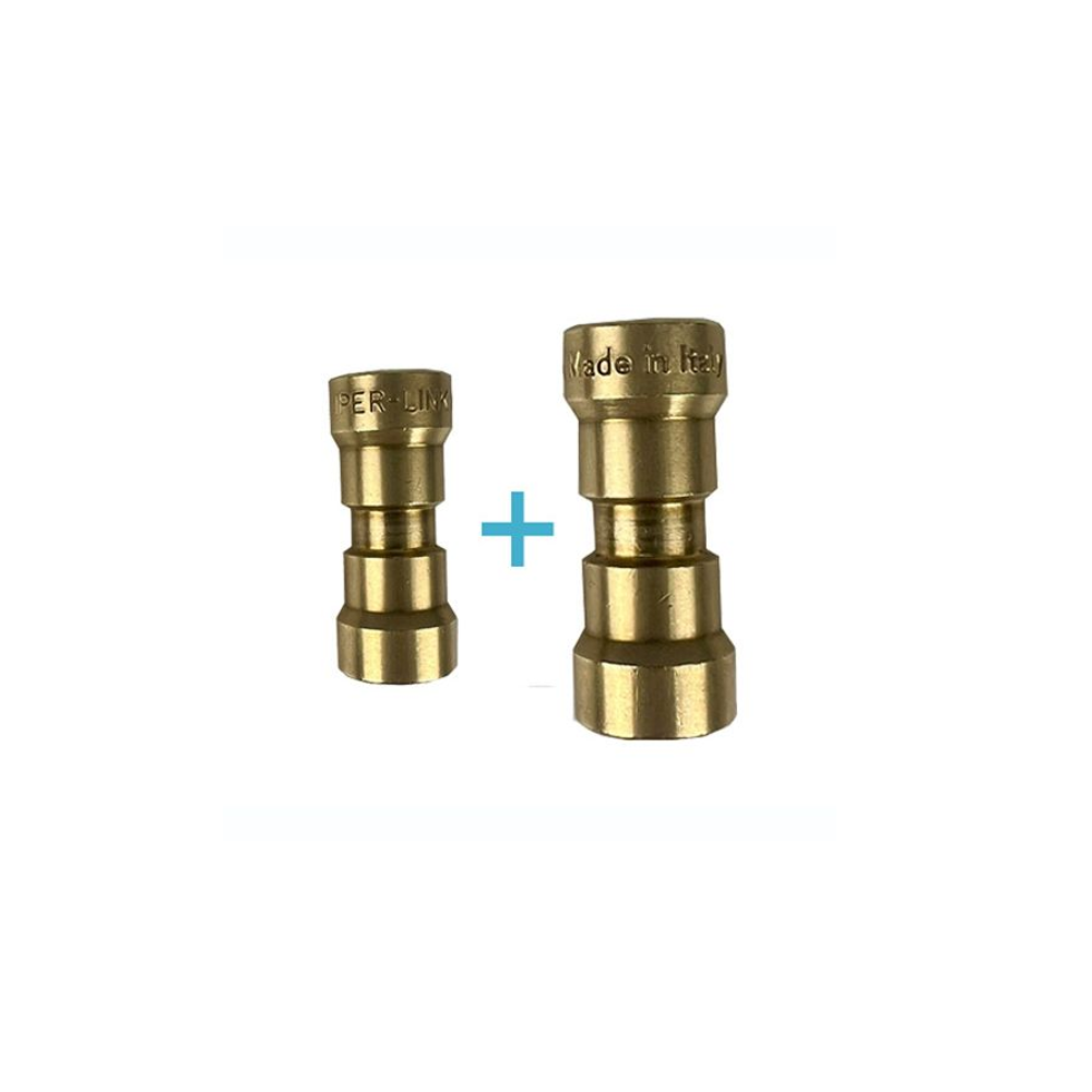 Self locking couplings f. Cu tube 1/4x1/4" & 1/2x1/2" K-IPER-LINK-JOINT/4-8 Wigam