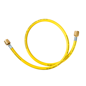 Fill- & Vacuum hose HCL6-60-Y-N-1/4x1/4"SAE Refco