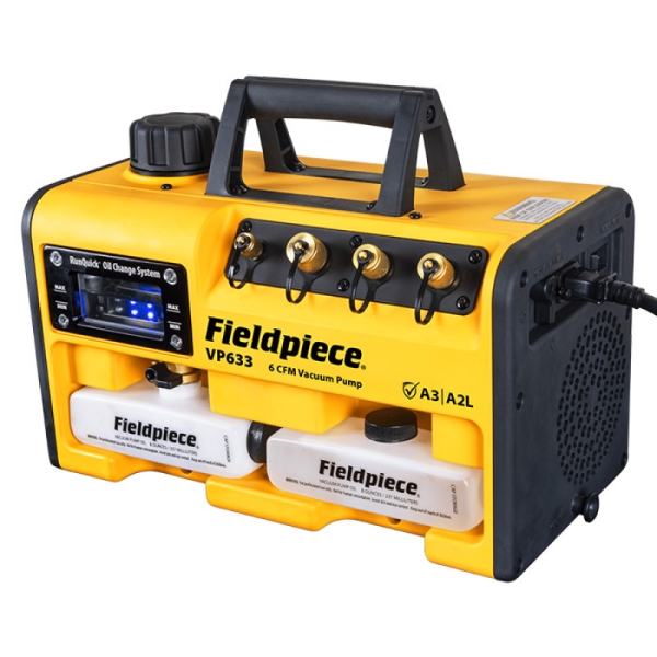 Vakuumpumpe m. RunQuick-Ölsystem VP633EU A2L/A3/ATEX Fieldpiece