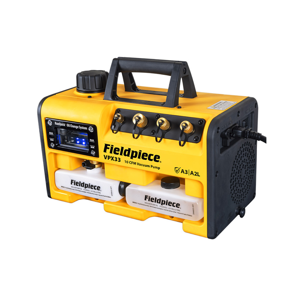 Vakuumpumpe m. RunQuick-Ölsystem VPX33EU A2L/A3/ATEX Fieldpiece