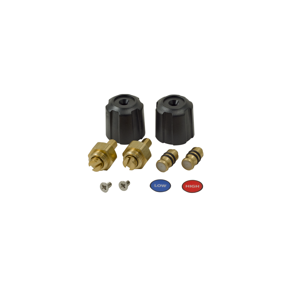 Replacement valve & knob kit f. SM3 manifold Fieldpiece