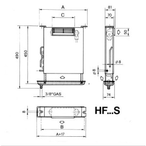 Evaporator HF72S Luve