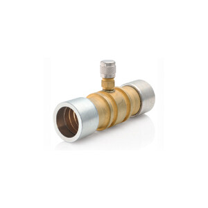 Brass connector with access valve LOKRING 10 NK Ms SV 50