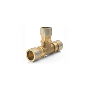 Brass T-connector LOKRING 6 NTK Ms 50